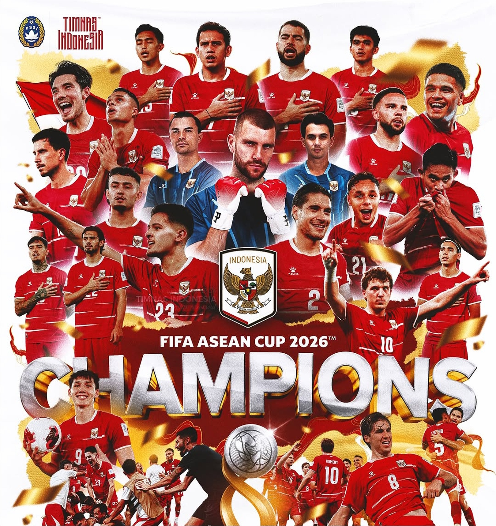 Sejarah Baru! Timnas Indonesia Juara FIFA ASEAN Cup 2026 Usai Taklukkan Thailand Lewat Drama Adu Penalti - Infolitik