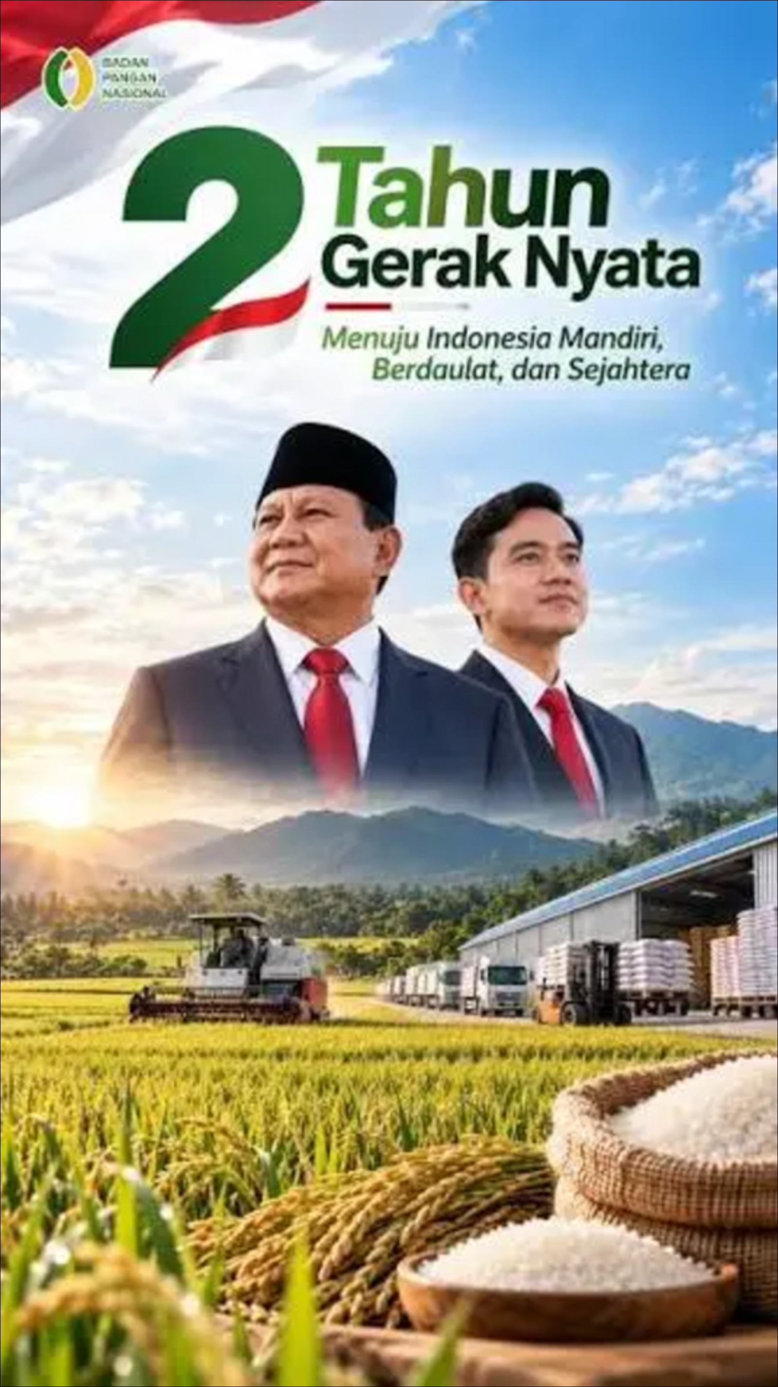 Dua Tahun Pemerintahan Prabowo Perkuat Cadangan Pangan Nasional - Infolitik