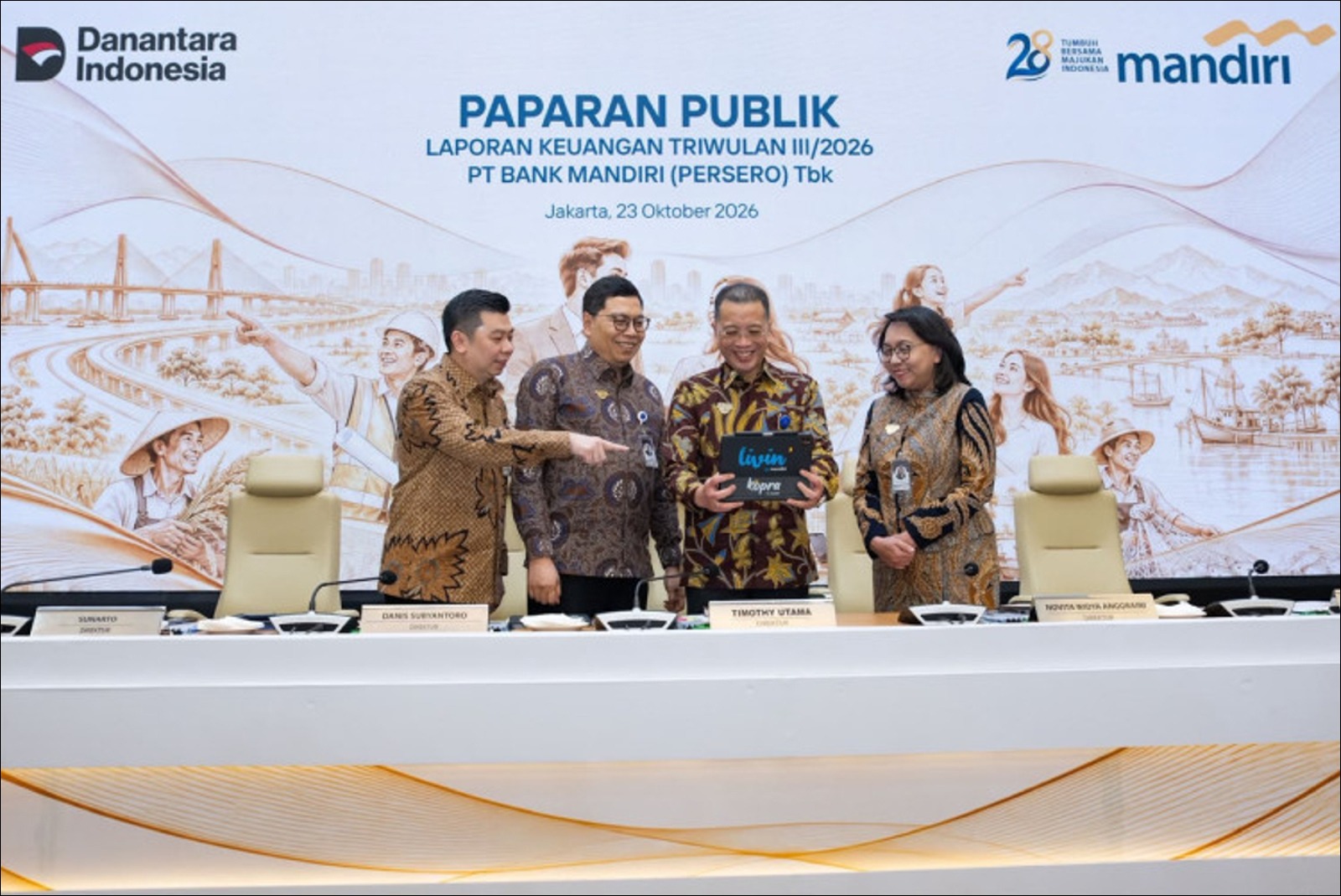Kredit Tumbuh dan Operasional Makin Efisien, Laba Bank Mandiri Capai Rp45,5 Triliun hingga Kuartal III/2026 - Infolitik